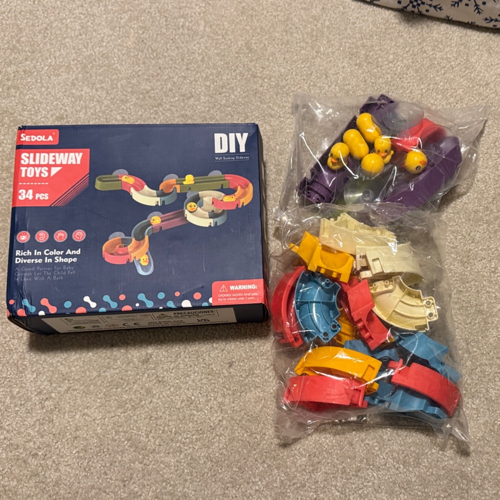DIY Slide Play Toy Set - Multicolor